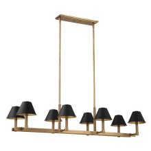 Thesis 207332A - 8L Linear Chandelier / Lustre lineair 8L