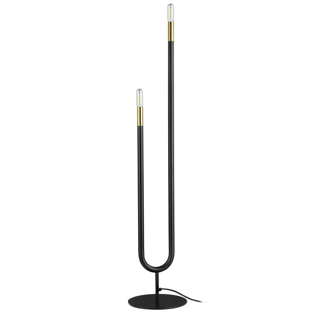 2LT Incandescent Floor Lamp, MB & AGB