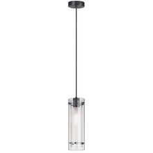 Dainolite 22152-CF-MB - 1LT Incandescent Pendant, MB with CLR/FR Glass