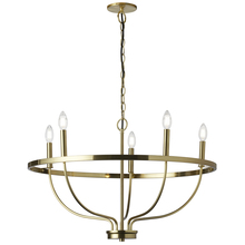 Dainolite CSR-295C-AGB - 5 Light Incandescent Aged Brass Chandelier