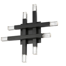 Dainolite FCS-1432W-MB - 24W Matte Black Wall Sconce w/ Acrylic Diffuser