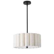 Dainolite PCA-163P-MB-FX - 3LT MB Pendant w/ Flax Shade