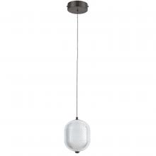 Dainolite PRI-67LEDP-MB - 8.5W Pendant, MB with CLR Acrylic Diffuser