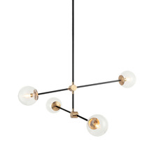 Matteo Lighting C78714AGCL - Cosmic Chandelier