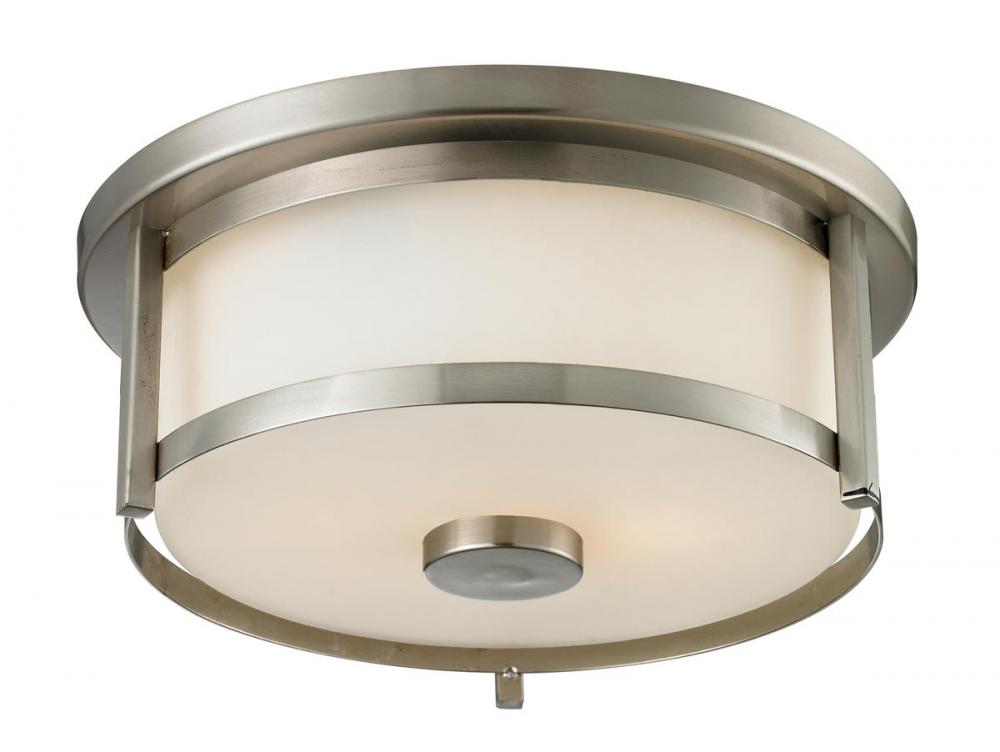 2 Light Flush Mount