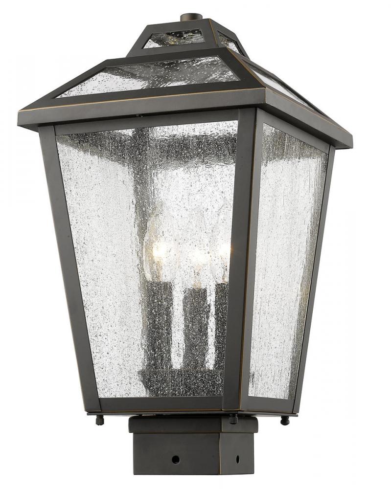 3 Light Outdoor Post Mount Fixture