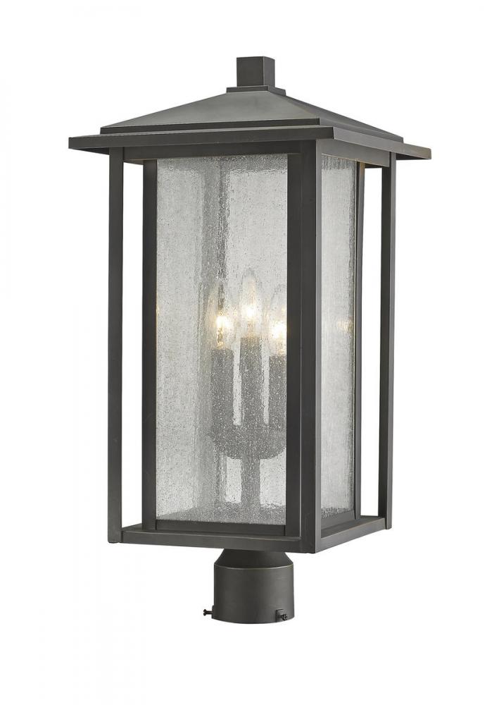 3 Light Outdoor Post Mount Fixture