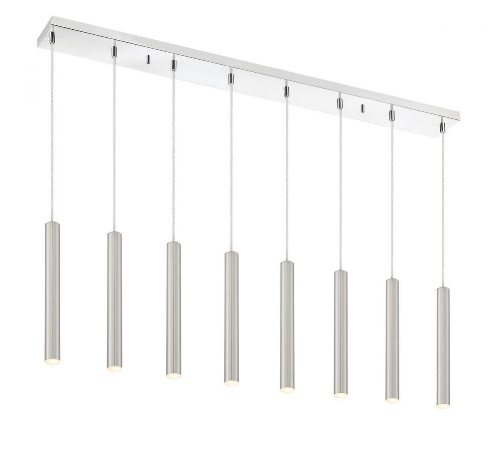 8 Light Linear Chandelier