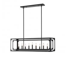 Z-Lite 3038-9L-MB - 9 Light Linear Chandelier