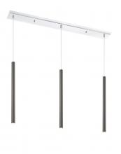 Z-Lite 917MP24-PBL-LED-3LCH - 3 Light Linear Chandelier