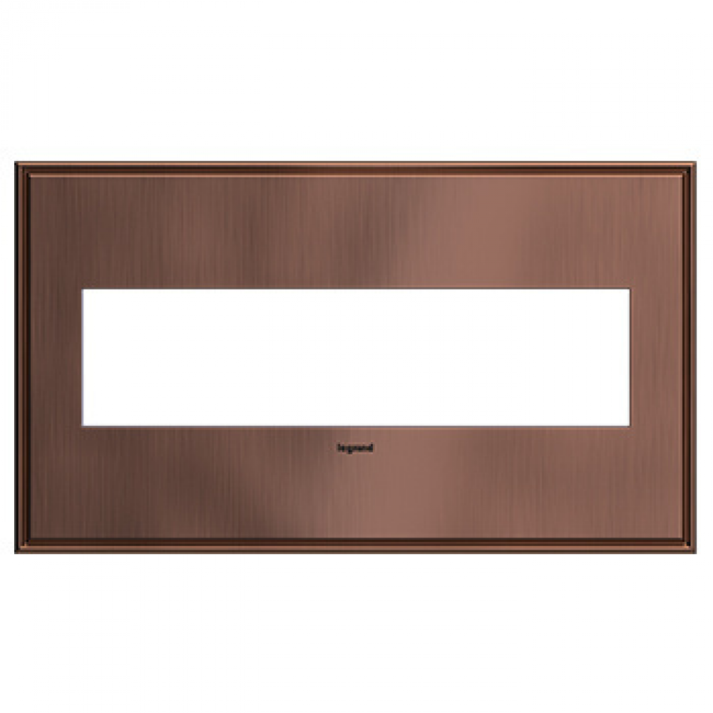 Matte Antique Copper, 4-Gang  Wall Plate