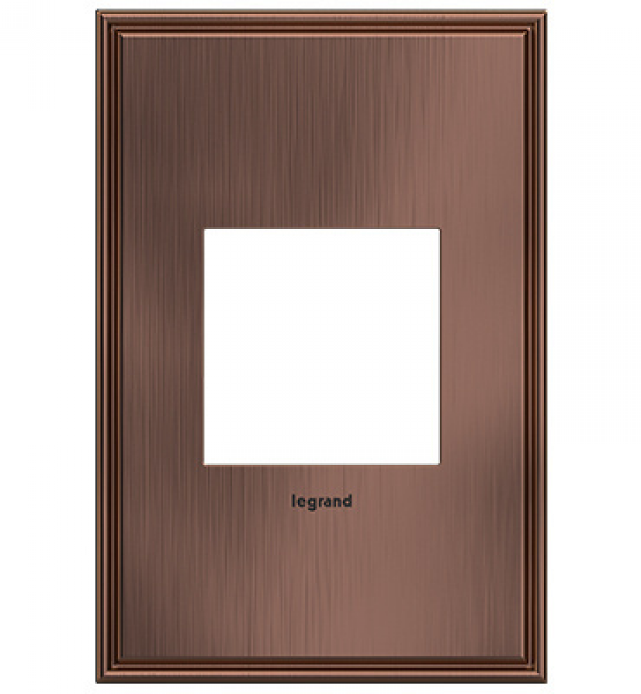 Matte Antique Copper, 1-Gang  Wall Plate