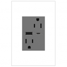 Legrand Canada ARTRUSB156ACM4 - 3mod combo USB type A/C 6A