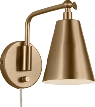 Generation Lighting GLW2001SB - Drae One Light Task Sconce