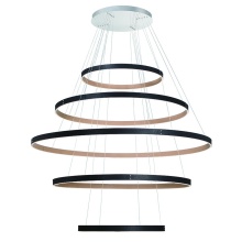 Eurofase 43901-012 - VERDURA,5 RING CHANDELIER,BLK