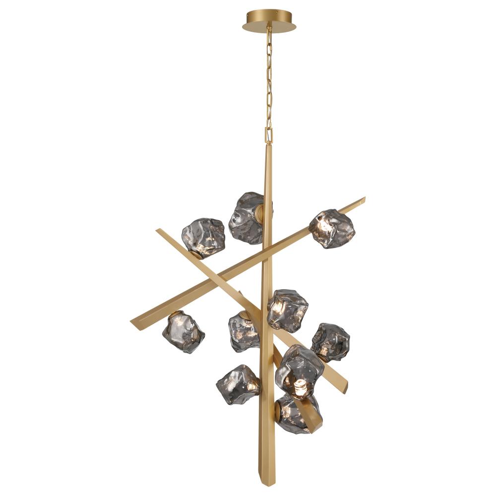 Thorah 36" LED Chandelier In Gold