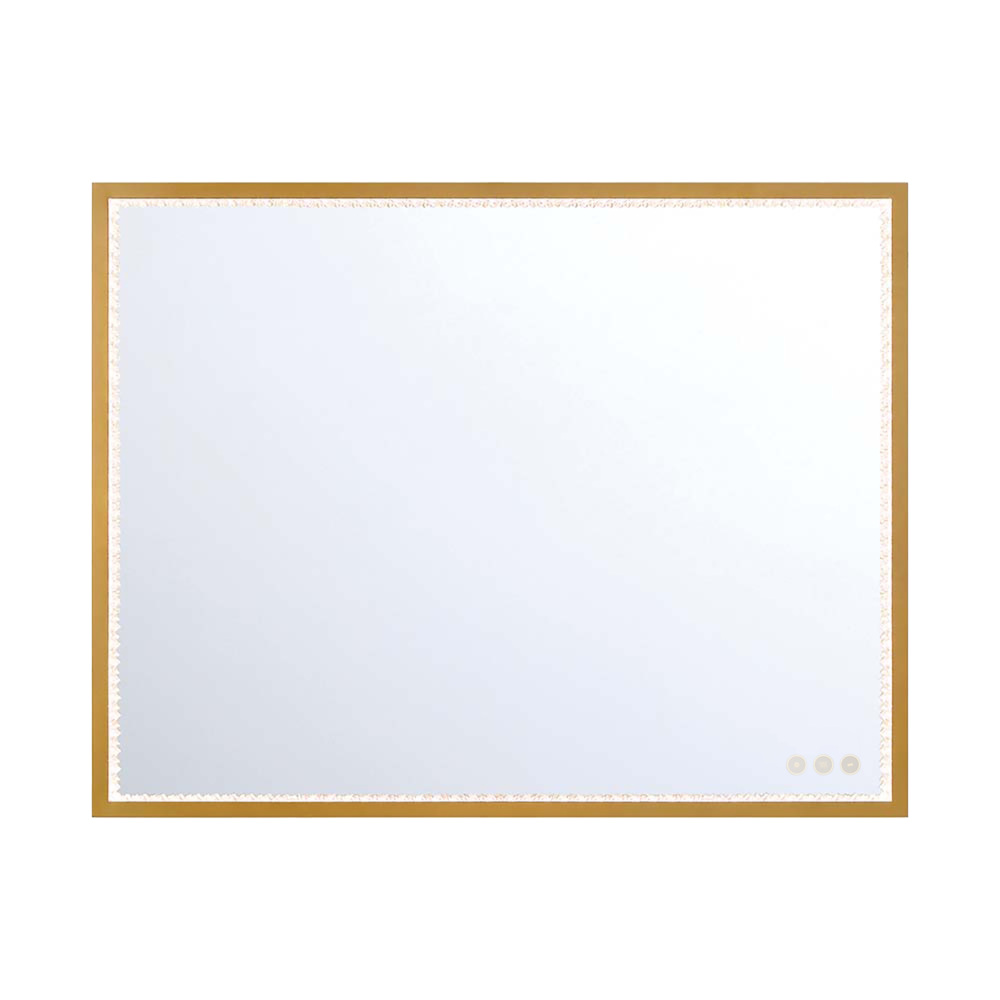 Cerissa 36" Rectangular Mirror in Gold