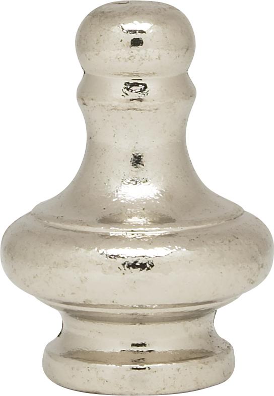 Large Pyramid Knob; 1-1/4" Height; 1/8 IP; Polished Chrome Finish