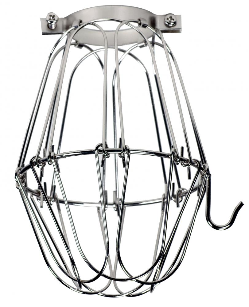 Light Bulb Cage; Nickel Finish; 5-3/4" Height