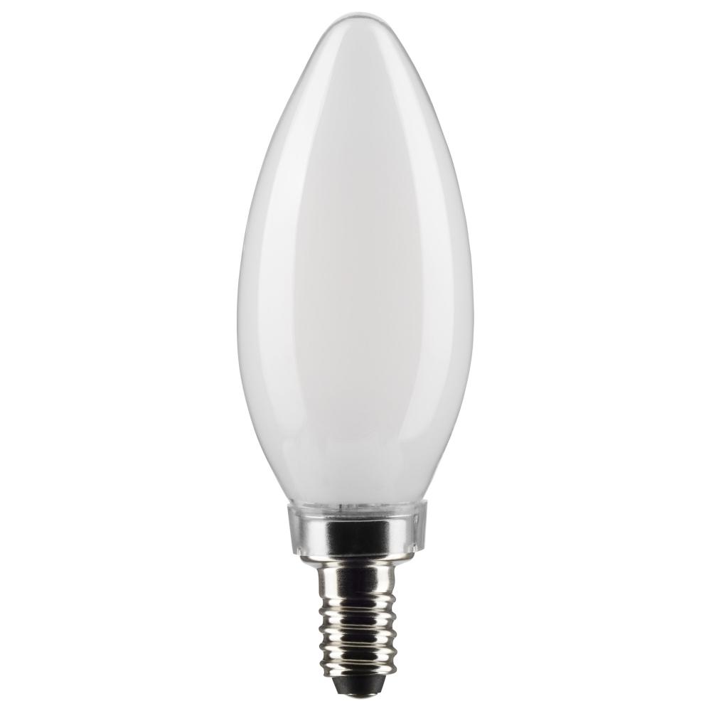 5.5 Watt B11 LED; Frost; Candelabra base; 90 CRI; 3000K; 120 Volt