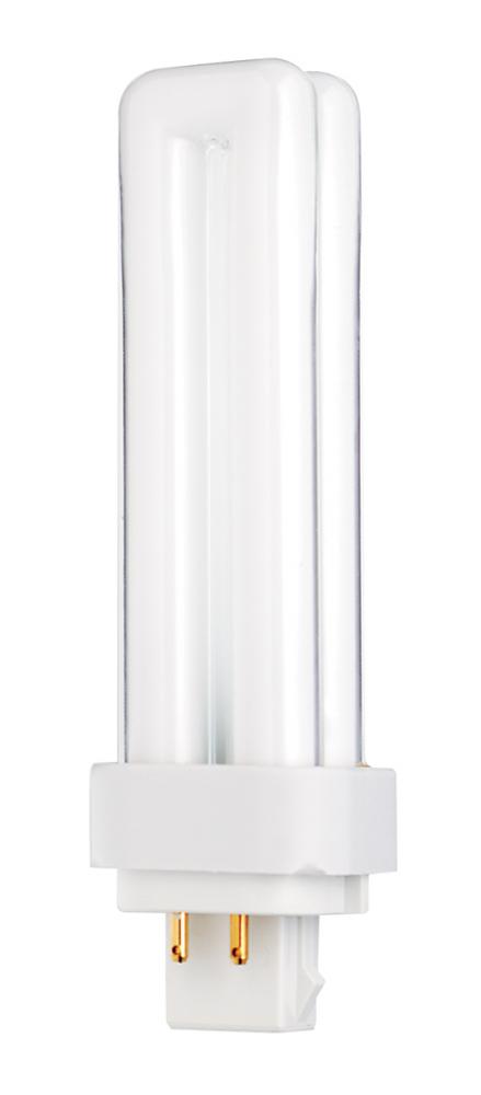 13 Watt; pin-based Compact Fluorescent; 2700K; 82 CRI; G24Q-1 (4-Pin) base