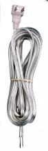 Satco Products Inc. 80/2309 - Cord Set; Silver; With Flat Plug; 20 Foot