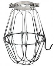 Satco Products Inc. 90/1912 - Light Bulb Cage; Nickel Finish; 5-3/4" Height