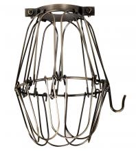 Satco Products Inc. 90/1919 - Light Bulb Cage; Dark Antique Brass Finish; 5-3/4" Height