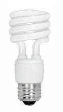 Satco Products Inc. S6235 - 13 Watt; Mini Spiral Compact Fluorescent; 2700K; 82 CRI; Medium base; 120 Volt; 4-pack