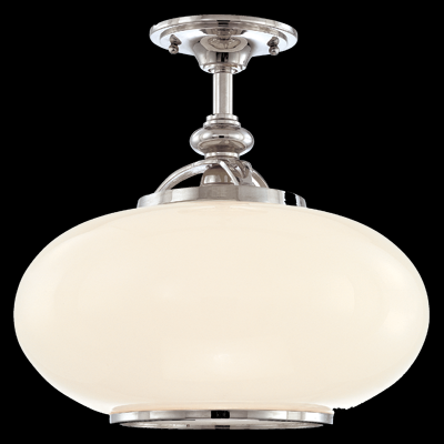 1 LIGHT SEMI FLUSH