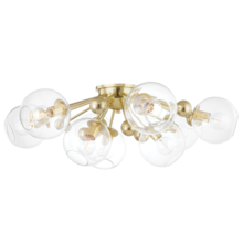 Hudson Valley 8042-AGB - Abbott Semi Flush