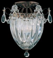 Schonbek 1870 1242-22 - Bagatelle 3 Light 120V Semi-Flush Mount in Heirloom Gold with Heritage Handcut Crystal