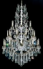 Schonbek 1870 5782-48H - Bordeaux 25 Light 120V Chandelier in Antique Silver with Clear Heritage Handcut Crystal