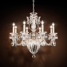 Schonbek 1870 1238N-23H - Bagatelle 11 Light 120V Chandelier in Etruscan Gold with Heritage Handcut Crystal