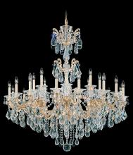 Schonbek 1870 5013-83S - La Scala 24 Light 120V Chandelier in Florentine Bronze with Clear Crystals from Swarovski