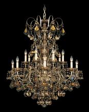 Schonbek 1870 3658-76H - New Orleans 14 Light 120V Chandelier in Heirloom Bronze with Clear Heritage Handcut Crystal