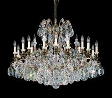 Schonbek 1870 3792-51S - Renaissance 19 Light 120V Chandelier in Black with Clear Crystals from Swarovski