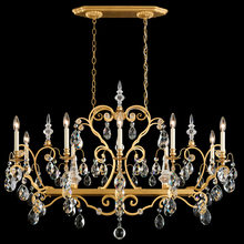 Schonbek 1870 3795N-48H - Renaissance 12 Light 120V Chandelier in Antique Silver with Clear Heritage Handcut Crystal