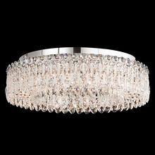 Schonbek 1870 RS8347N-51S - Sarella 12 Light 120V Flush Mount in Black with Clear Crystals from Swarovski