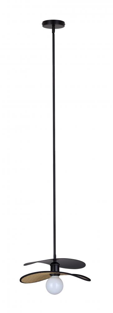 1 Lt Rod Pendant, 60W Type G40, 13.75inch W x 7.125 - 54.875inch H x 7.875inch D