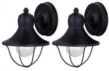 Canarm IOL143TBK-C - Outdoor, Twin Pack, 1 Bulb Down Outdoor, 60W Type G