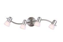 Canarm IT9451 - Jasper 4 Light Track Lighting, Pewter Finish