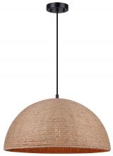 Canarm IPL785B03BKR20 - Aubrie 3 Light Pendant, Color Finish