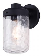 Canarm IOL637BK - JUNO 1 Light Outdoor Lantern, Black Finish