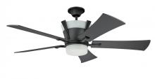 Kendal AC16052-WRI - Four Light Wrought Iron Ceiling Fan
