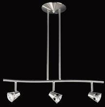 Kendal HPF5000-3L-SN - SORELLA series 3-Light Satin Nickel fixed rail fixture