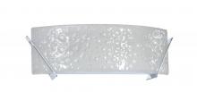 Kendal VF3000-2L-CH - MICHAELA 2-Light Chrome Vanity with Curved Bubble Glass Shade