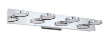 Kendal VF7300-4L-CH - MILAN series 4-Light LED Chrome Bath Light