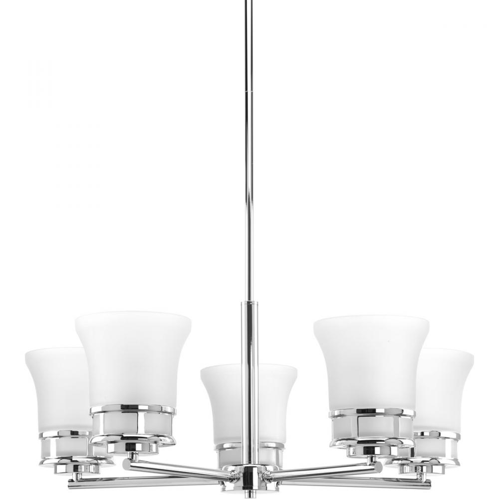 P4613-15 5-100W MED CHANDELIER