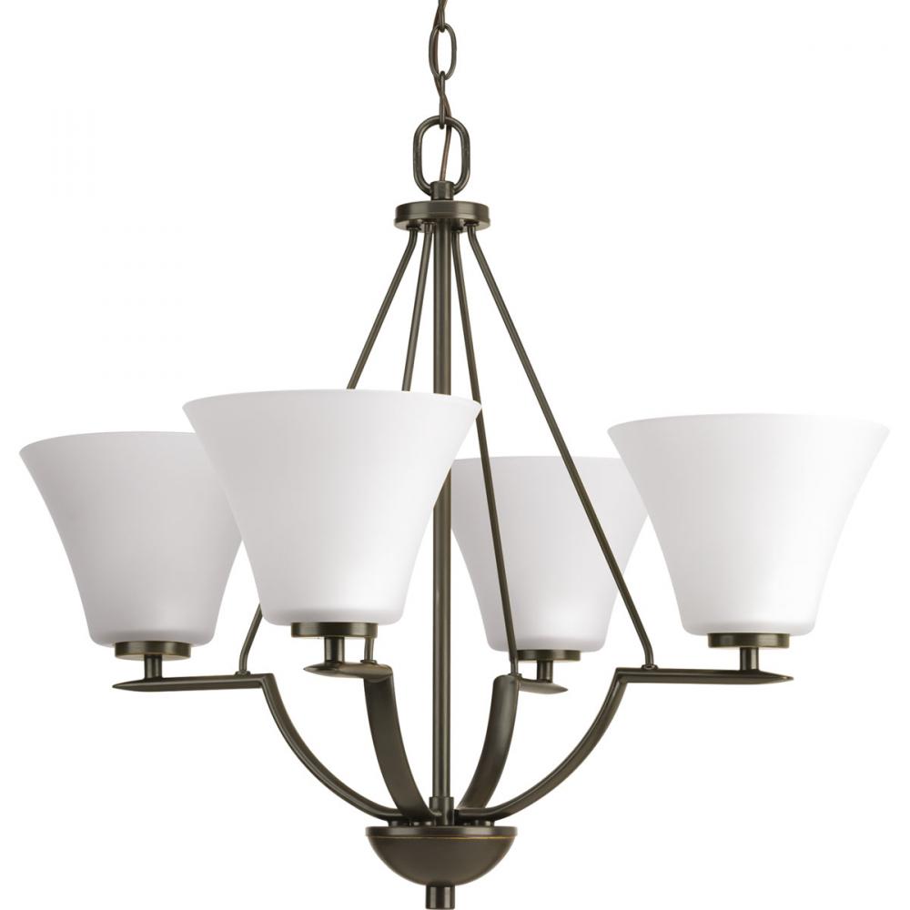 P4622-20W 4-100W MED CHANDELIER